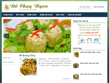 Tablet Screenshot of dochayngon.com